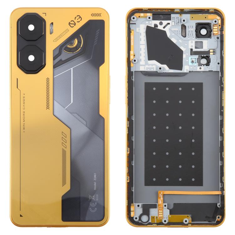 For ZTE nubia Neo 3 Plastic Battery Back Cover with Middle Frame / Camera Lens Cover