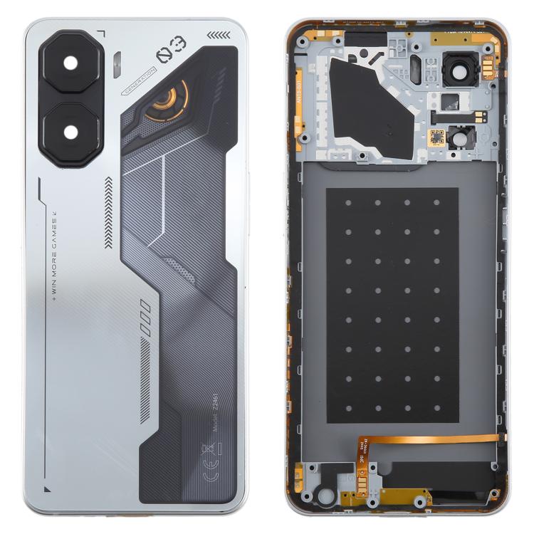 For ZTE nubia Neo 3 Plastic Battery Back Cover with Middle Frame / Camera Lens Cover