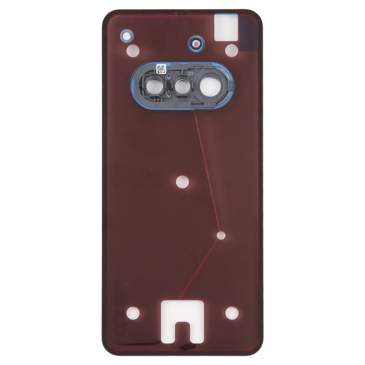 For Nothing Phone 3a A059 Glass Battery Back Cover with Camera Frame