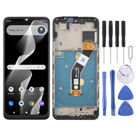 For Cricket Magic 2 5G 2024 U655AC LCD Screen Digitizer Full Assembly with Frame, For Cricket Magic 2 5G 2024(with Frame)