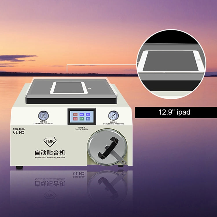TBK-408A 15 inch Mobile Phone LCD Automatic Laminating Machine Transparent Cover and Autoclave Bubble Remover, TBK-408A - BSPART