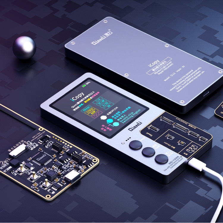Qianli iCopy Plus 3 in 1 LCD Screen Original Color Repair Programmer For iPhone, 3 in 1 For iPhone 6-12 Series