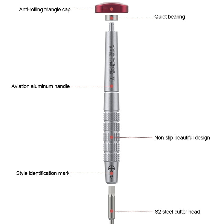 S2 Hollow Cross Tip Middle Bezel Phone Repair Precision Screwdriver, S2 Hollow Cross Tip