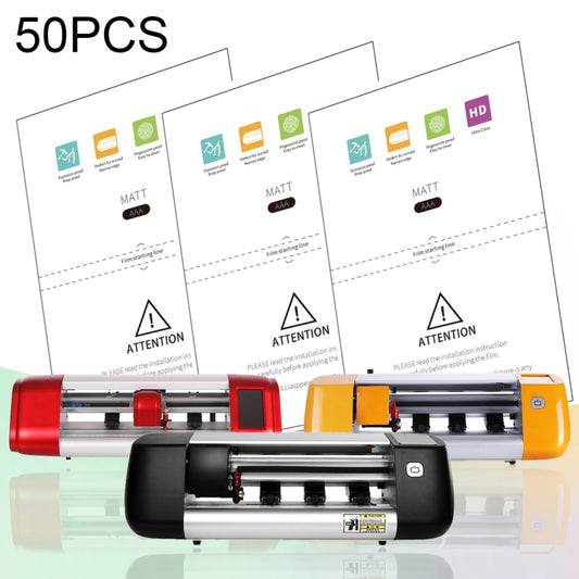 50 PCS F0002 Frosted TPU Soft Film Supplies for Protector Cutter, F0002 - BSPART