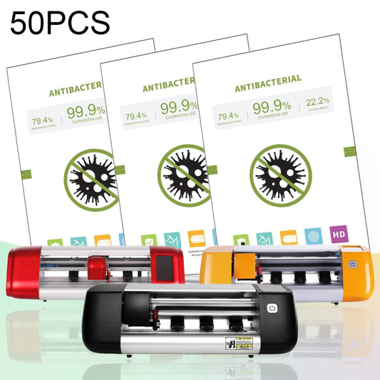 50 PCS F0003 HD Antibacteria TPU Soft Film Supplies for Protector Cutter, F0003