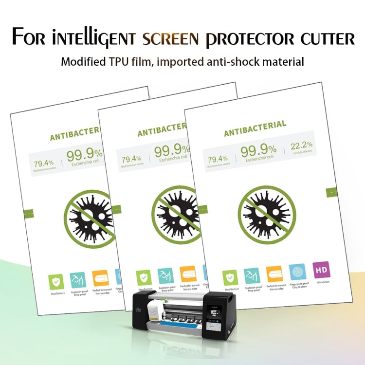 50 PCS F0003 HD Antibacteria TPU Soft Film Supplies for Protector Cutter, F0003