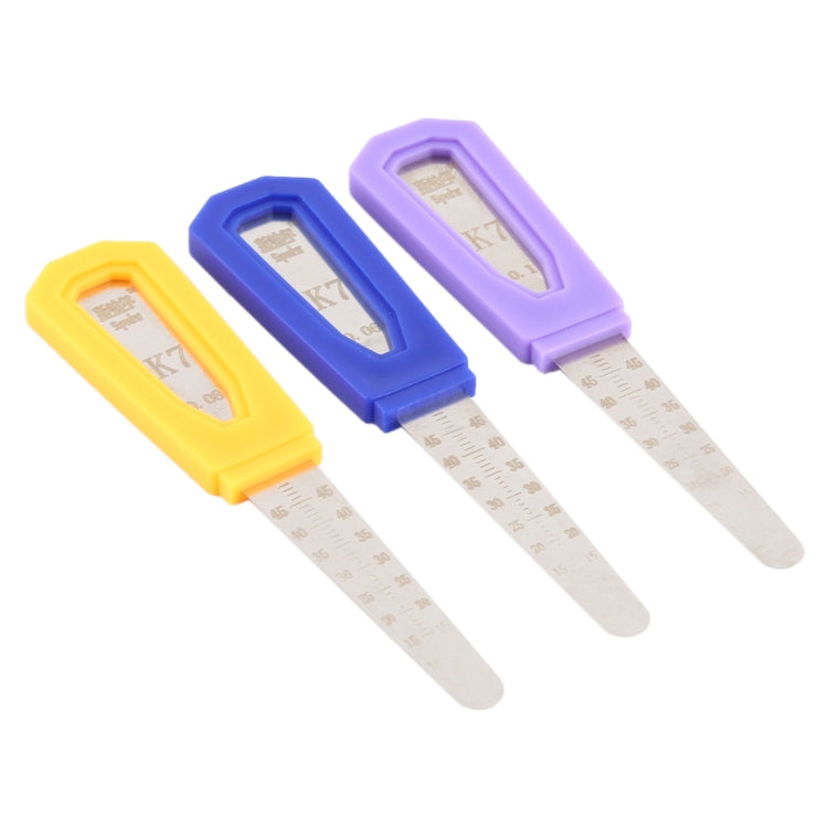 Spahr K7 0.1 / 0.08 / 0.06 mm Stainless Steel Ruler Phone   Disassembly Hand Tool, Spahr K7