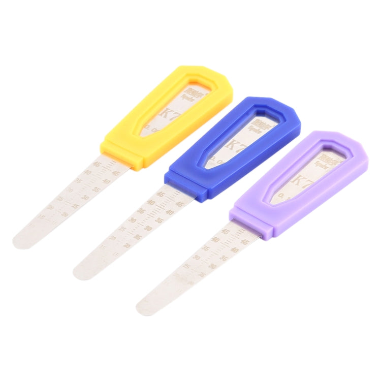 Spahr K7 0.1 / 0.08 / 0.06 mm Stainless Steel Ruler Phone   Disassembly Hand Tool, Spahr K7