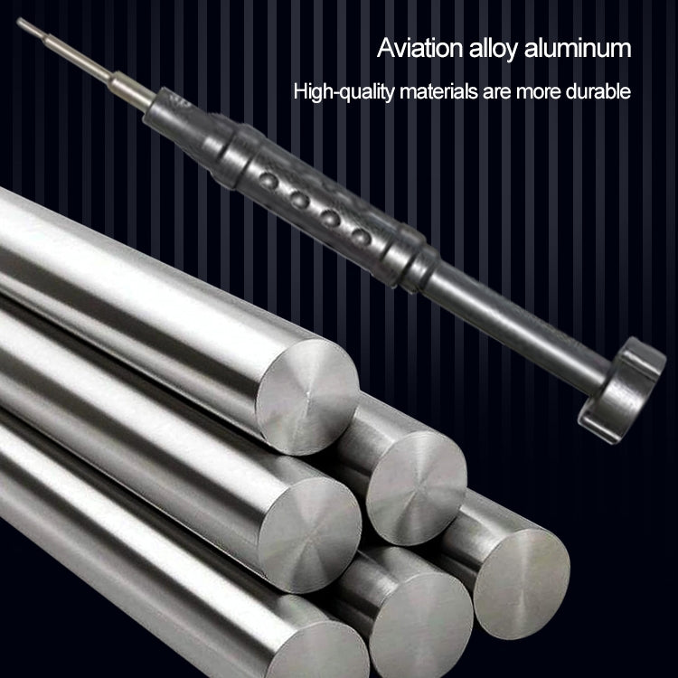 XL-655 3D Non-slip Hollow Cross Tip Middle Bezel 2.5 Screwdriver, XL-655 Middle Bezel 2.5