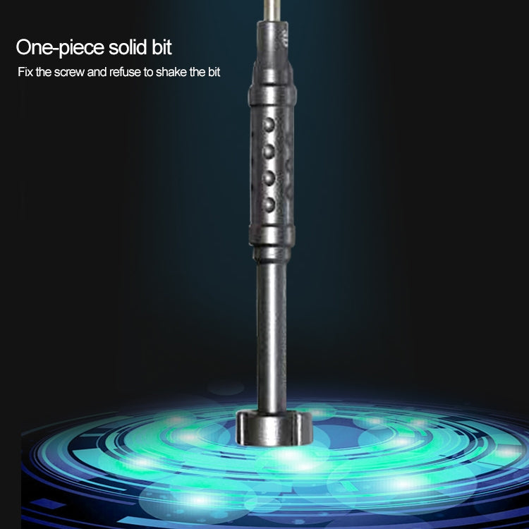 XL-655 3D Non-slip Hollow Cross Tip Middle Bezel 2.5 Screwdriver, XL-655 Middle Bezel 2.5