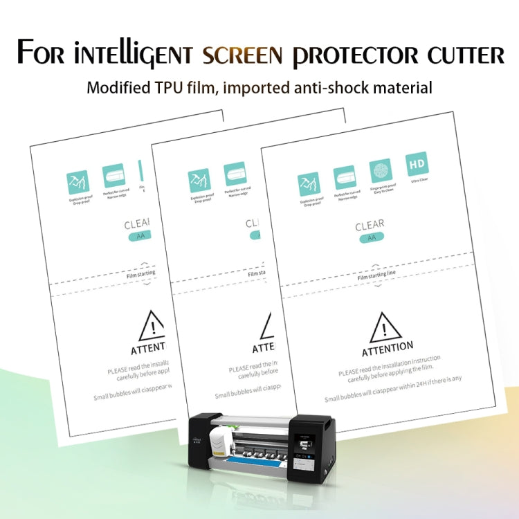50 PCS F0005 HD TPU (Domestic) Soft Film Supplies for Protector Cutter, F0005