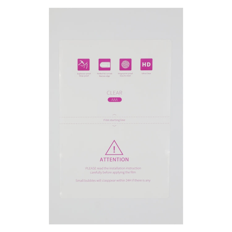 50 PCS F0007 HD TPU Tablet Soft Film Supplies for Protector Cutter, F0007