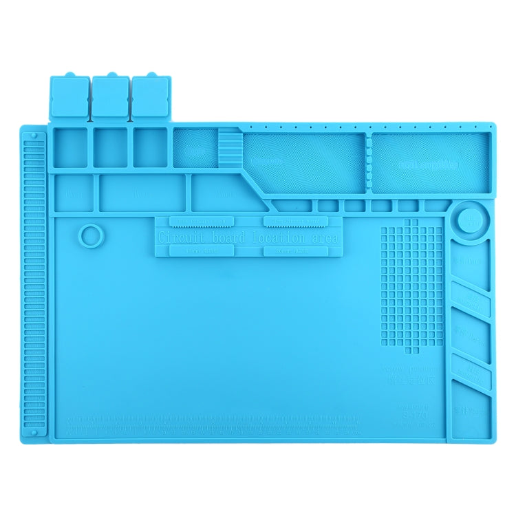 S-170 Insulation Heat-Resistant Repair Pad ESD Mat with Magnetic, Size: 48 x 32cm, S-170 (48cm x 32cm)
