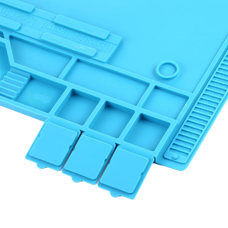 S-170 Insulation Heat-Resistant Repair Pad ESD Mat with Magnetic, Size: 48 x 32cm, S-170 (48cm x 32cm)