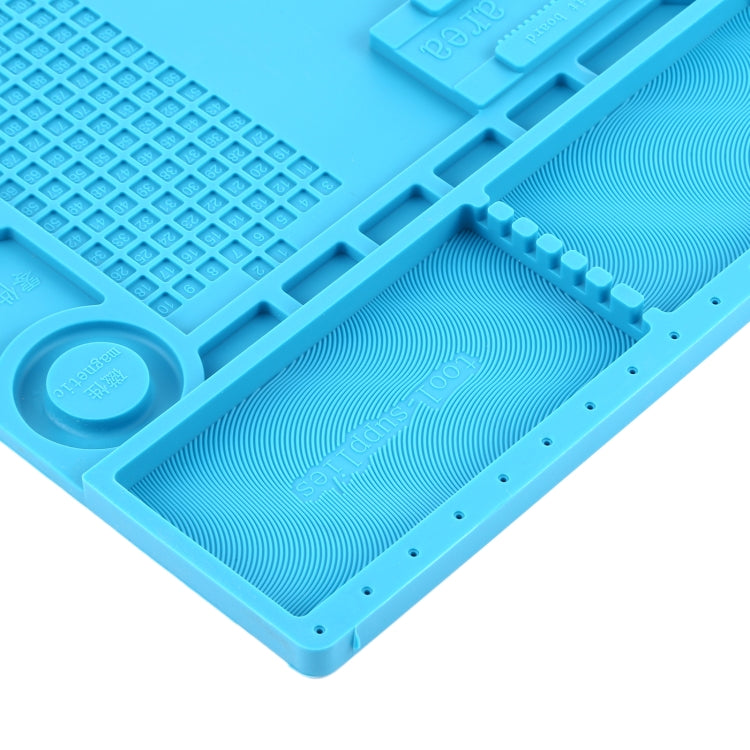 S-170 Insulation Heat-Resistant Repair Pad ESD Mat with Magnetic, Size: 48 x 32cm, S-170 (48cm x 32cm)