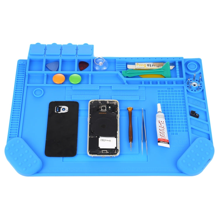 A-500 Insulation Heat-Resistant Repair Pad ESD Mat with Magnetic, Size: 48 x 32cm, A-500 (48cm x 32cm)