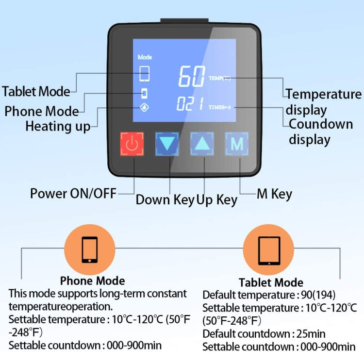 CPB CP320 LCD Screen Heating Pad Safe Repair Tool, US Plug, CPB CP320(US Plug)