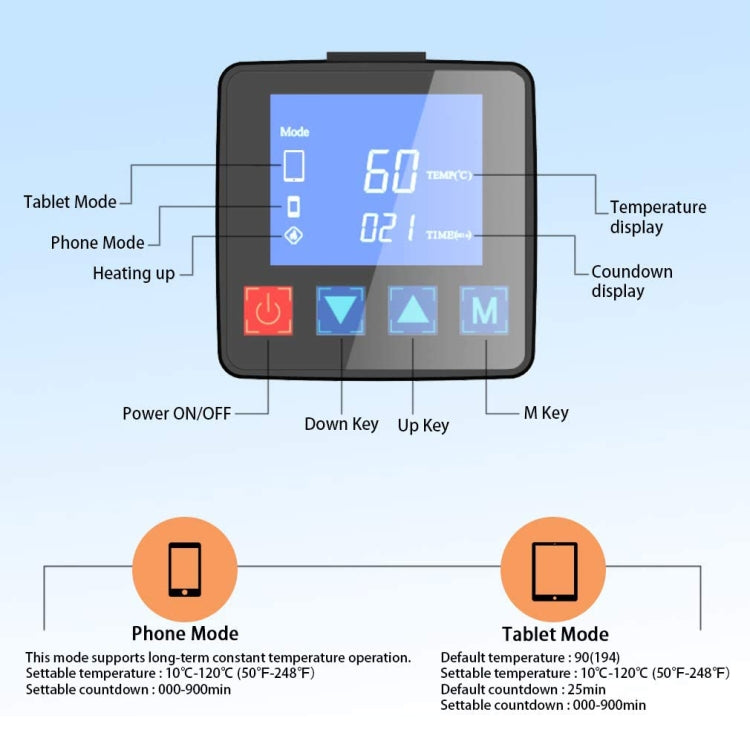 CPB CP300 LCD Screen Heating Pad Safe Repair Tool, EU Plug, CPB CP300(EUPlug)
