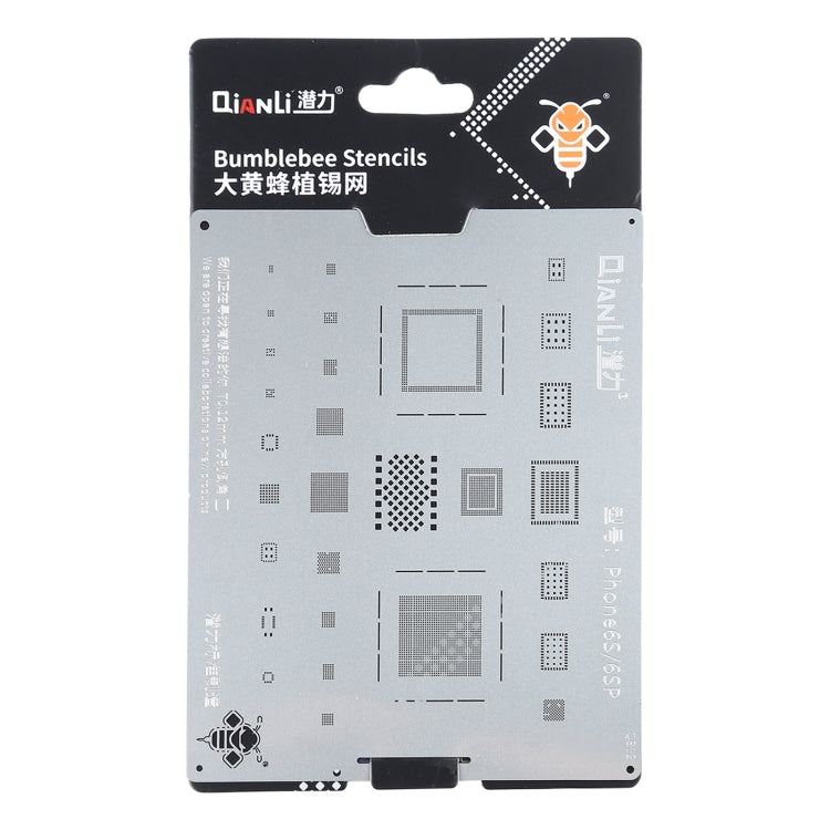 Qianli QS02 Bumblebee Stencils BGA Reballing Planting Tin Plate For iPhone 6s/6s Plus, For iPhone 6s/6s Plus
