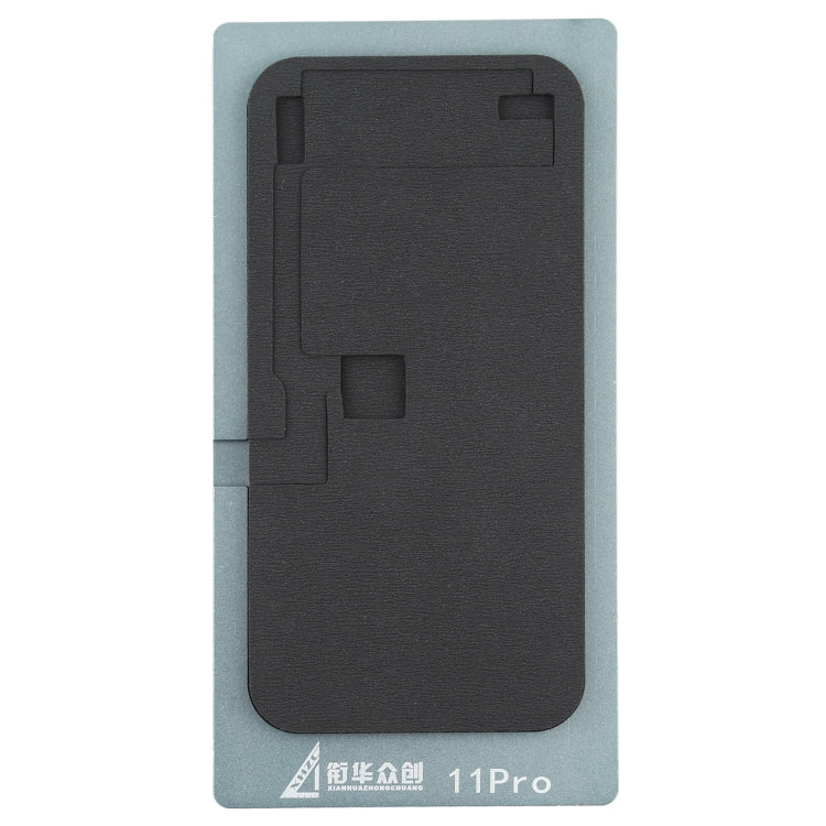 XHZC LCD Screen No Overturning Flex Cable Fit Mat Glue Removal Mould for iPhone 11 Pro, For iPhone 11 Pro