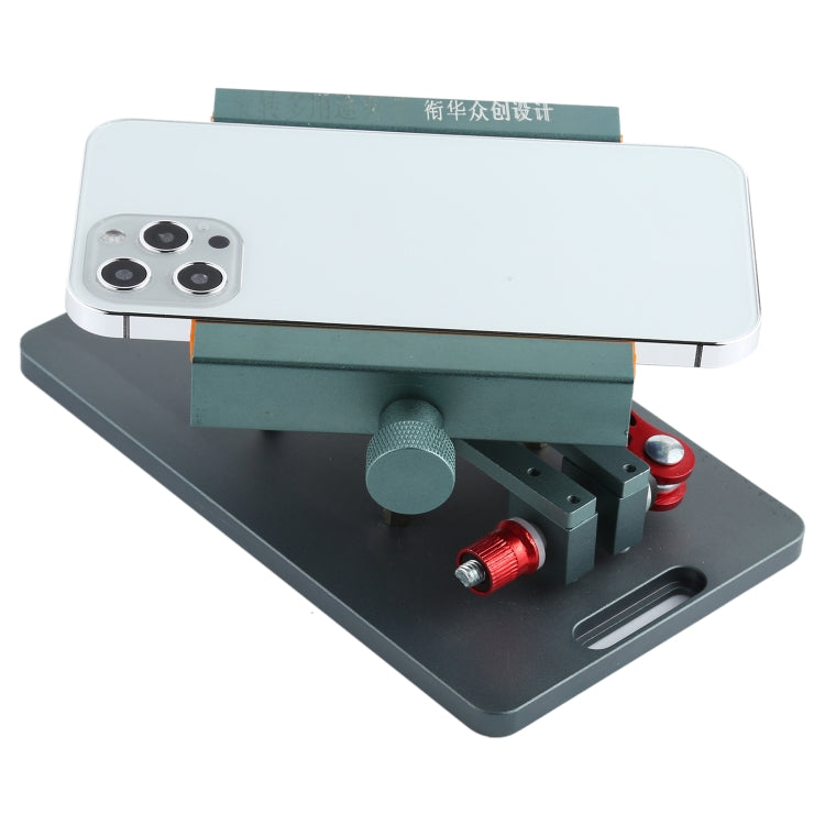 XHZC-125 360 Degrees Rotating Multifunction PCB Fixture Mainboard Repair Holder + 4 in 1 Metal Crowbar Set, PCB Fixture+Crowbar