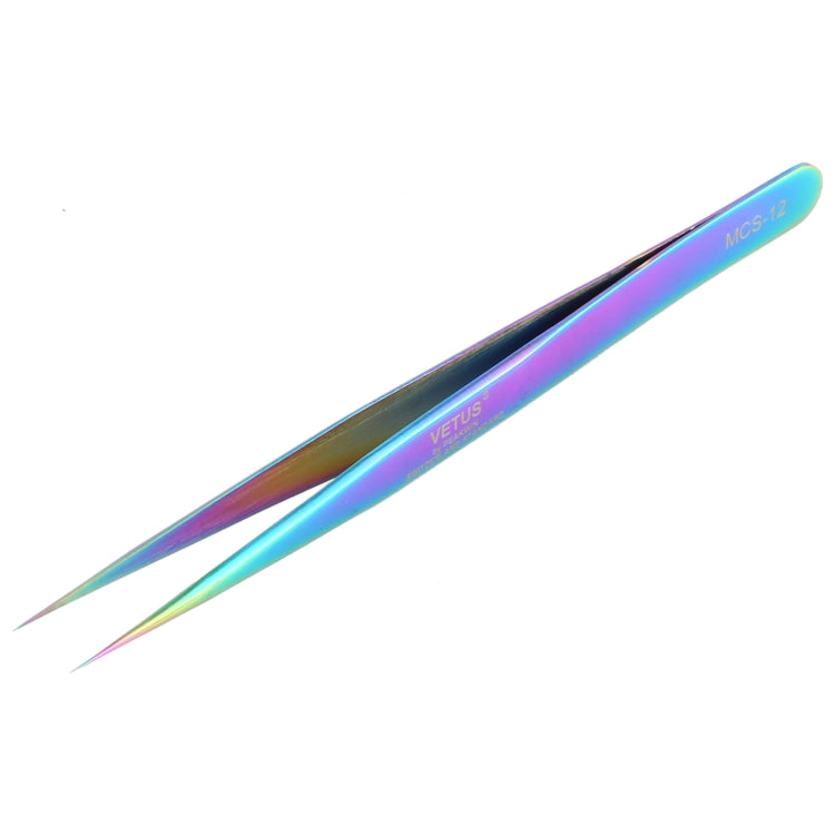 Vetus MCS-12 Bright Color Tweezers, Vetus MCS-12(Blue), Vetus MCS-12, Vetus MCS-12(Grey)