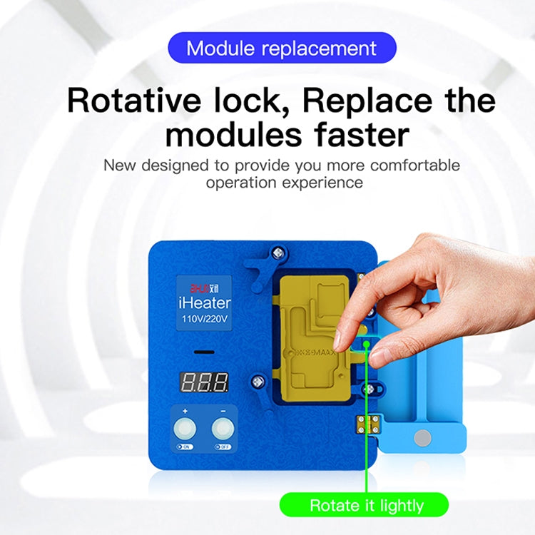 AIXUN iHeater Double Layers Board Pre-heating Soldering Rework Station for iPhone X-12, US Plug, AIXUN iHeater
