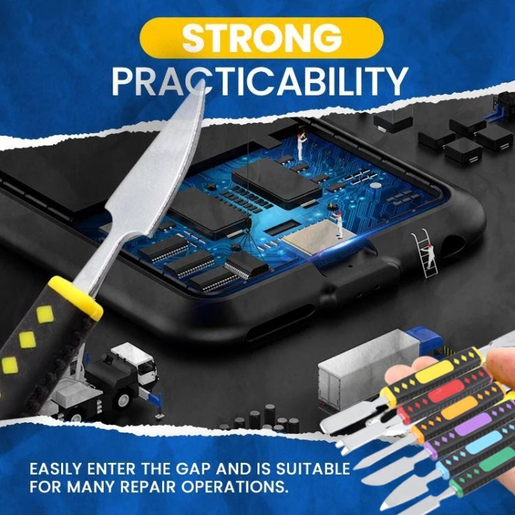 6 in 1 Metal Crowbar Steel Pry Universal Disassemble Tool, 6 in 1