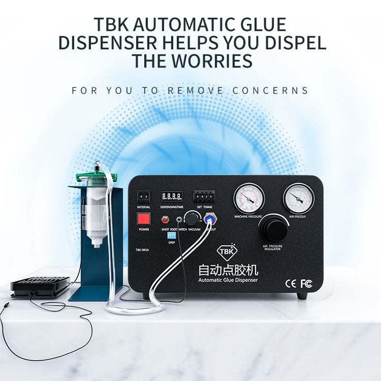 TBK-983A Built-in Pump Glue Dispenser Fully Automatic Glue Filling Machine, US Plug, TBK-983A (EU Plug), TBK-983A (US Plug)