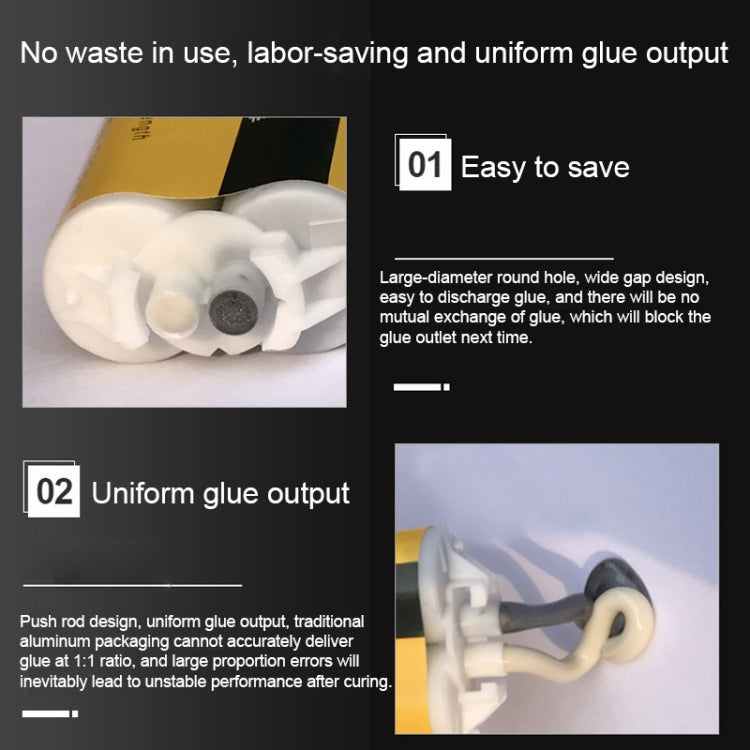 50g AB Glue Iron Stainless Steel Aluminium Alloy Household Repair Quick-drying Welding Glue, 50g