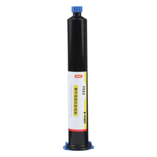 50ML 9503 Optically Clear Adhesive Waterproof Glue LCD UV Ultraviolet Curing Soft Glue, 9503 UV Glue - BSPART