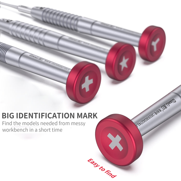 Qianli iFlying 3D Aluminum Handle Anti-slip Screwdriver, Pentalobe, Philips, Tri-point, Pentalobe