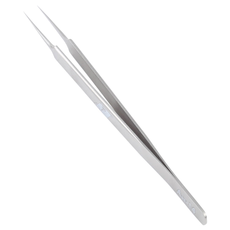 Aaa-14 Stainless Steel Ultra Fine High Hardness Tenacity Durable Tweezers, Aaa-14