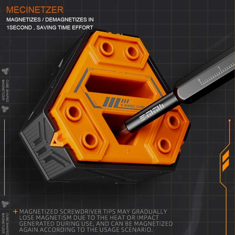 JAKEMY JM-Z21 Cube Shaped Screwdriver Magnetizer/Demagnetizer