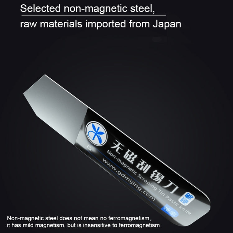 Mijing 2 in 1 Non Magnetic Svraping Tin Knife, 2 in 1