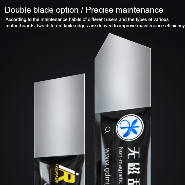 Mijing 2 in 1 Non Magnetic Svraping Tin Knife, 2 in 1