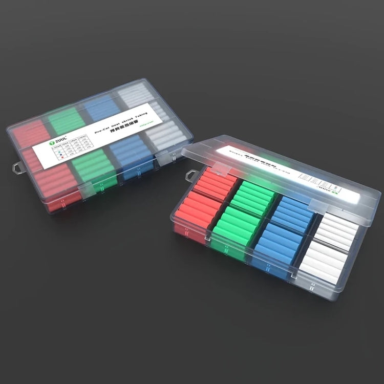 2UUL 200pcs/set PRE-CUT Heat Shrink Tubing, 200 in 1