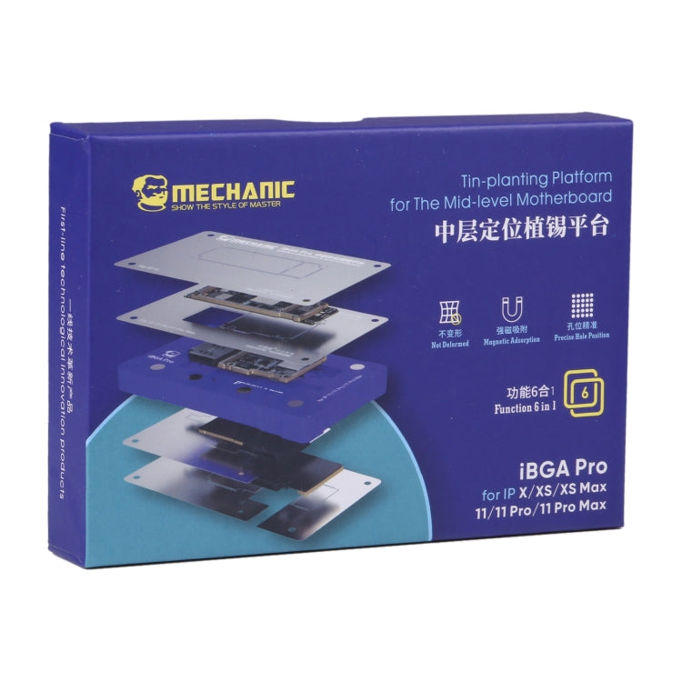 Mechanic iBGA Pro 6 in 1 Mid-level Positioning Planting Tin Platform, iBGA Pro