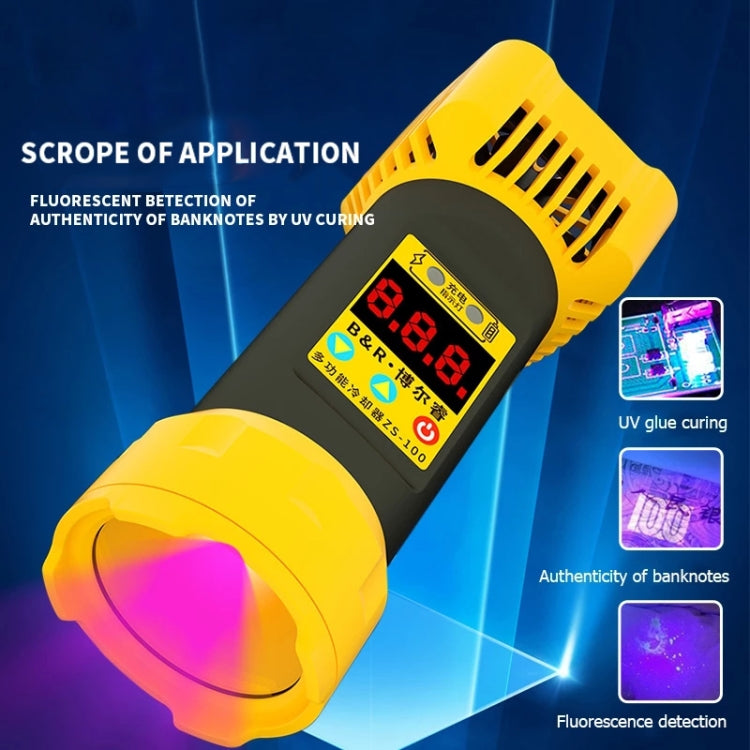 B&R ZS-100 2 in 1 UV Curing Lamp + Fan Cooler Repair Tool, ZS-100