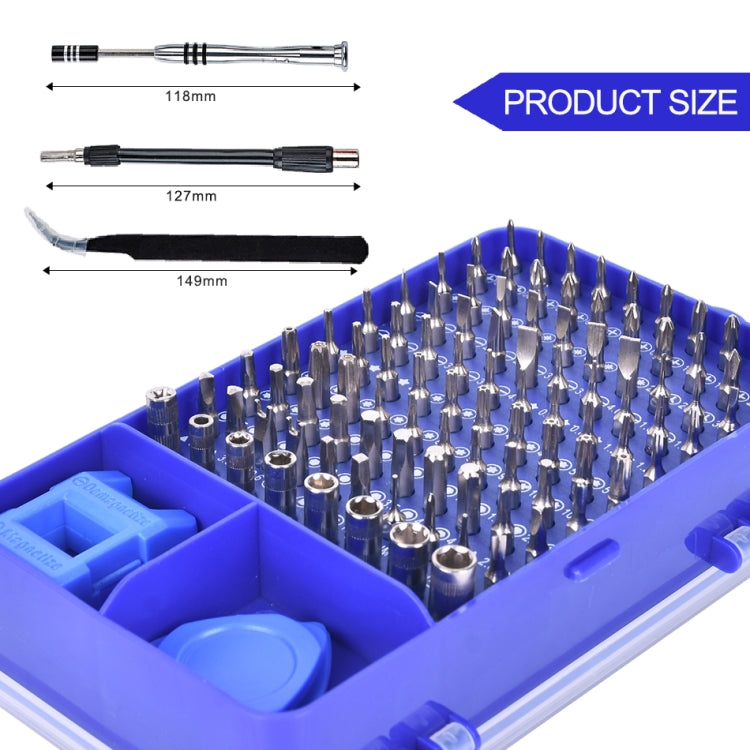 115 in 1 Metal Handle Screwdriver Repair Tools Kit, Metal Handle