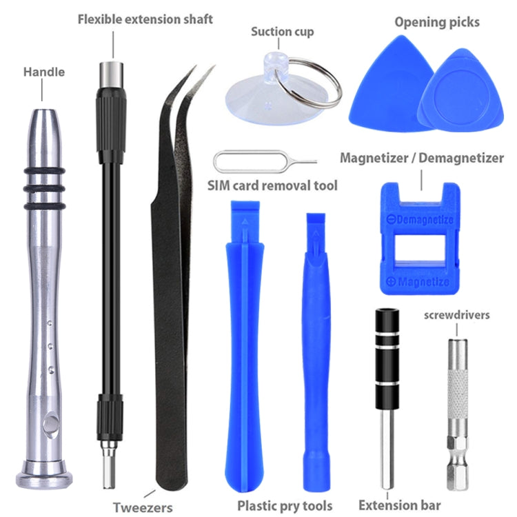 115 in 1 Metal Handle Screwdriver Repair Tools Kit, Metal Handle