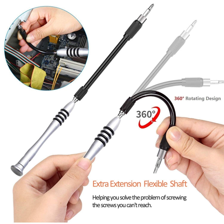 115 in 1 Metal Handle Screwdriver Repair Tools Kit, Metal Handle