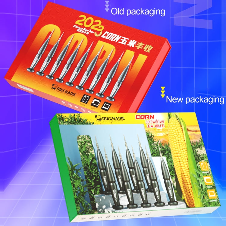 9 in 1 MECHANIC Corn Magnetic Precision Non-Slip Screwdriver Set, MECHANIC Corn