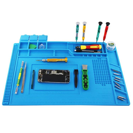 Heat-resistant BGA Soldering Station Silicone Heat Gun Insulation Pad Repair Tools Maintenance Platform Desk Mat