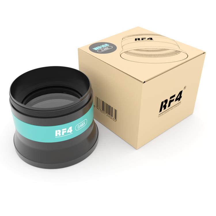 RF4 0.48X Stereo Microscope Auxiliary Objective Barlow Lens, 0.48X