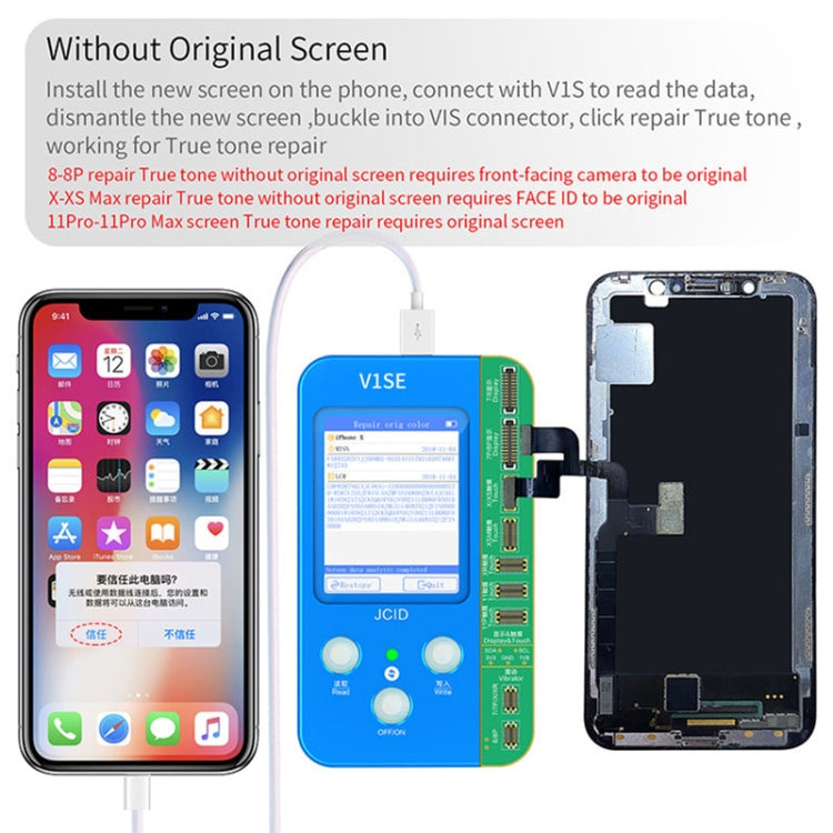 JC V1SE Testing Repair Receiver Test Board Adaptor For iPhone 8-13 Pro Max