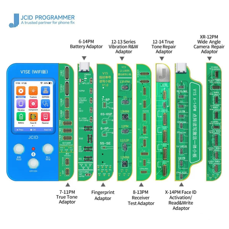 JC V1SE Testing Repair Wide Angle Camera Board For iPhone XR-12 Pro Max