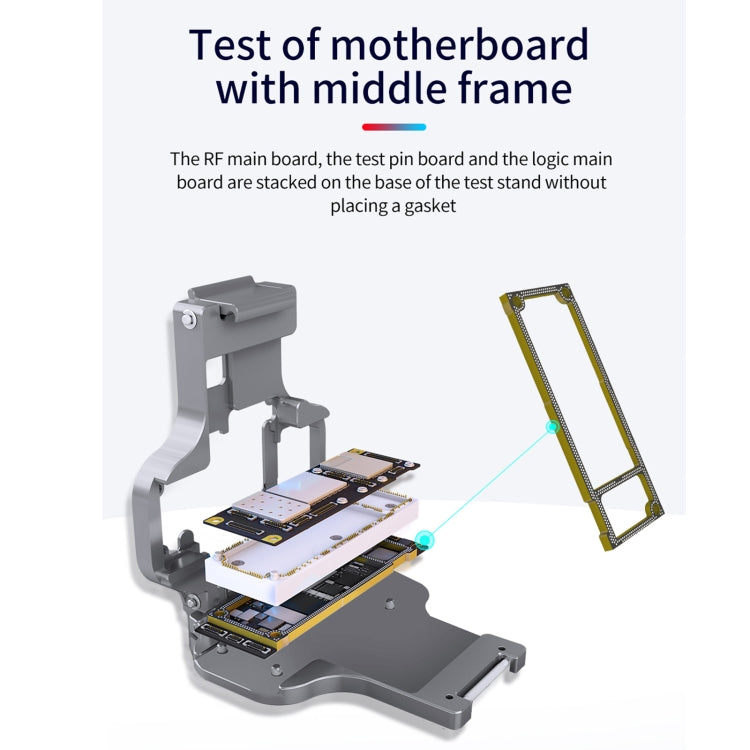 Aixun FC3-11 Mainboard Layered Testing Fixture for iPhone 11/11 Pro/11Pro Max, Aixun FC3-11