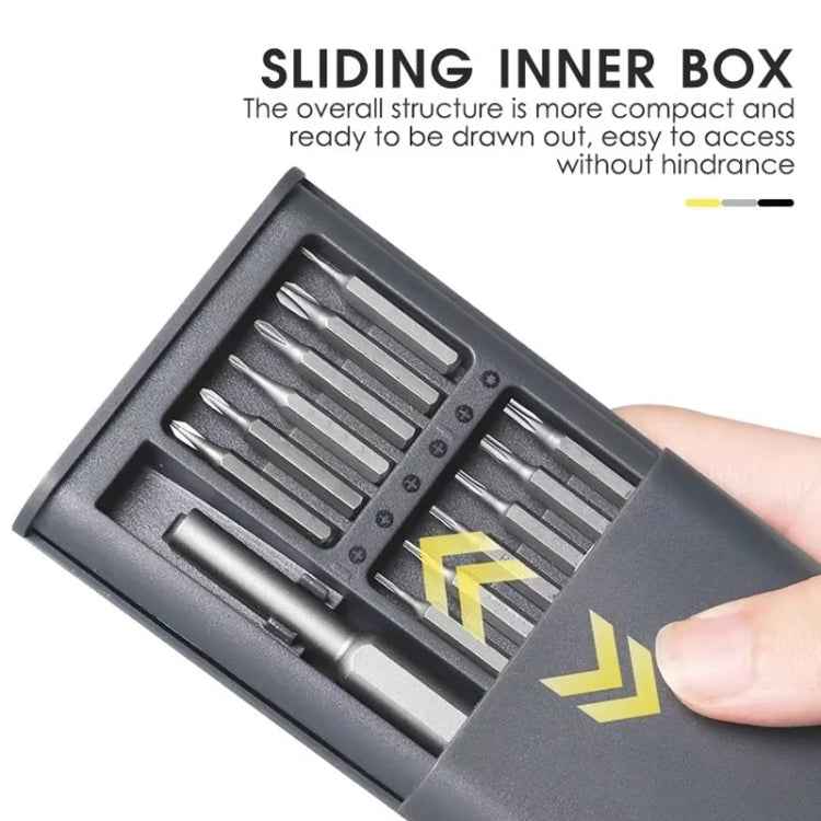 25 in 1 Screwdriver Set Magnetic Repair Tools, Aluminum Alloy Handle, 25 in 1