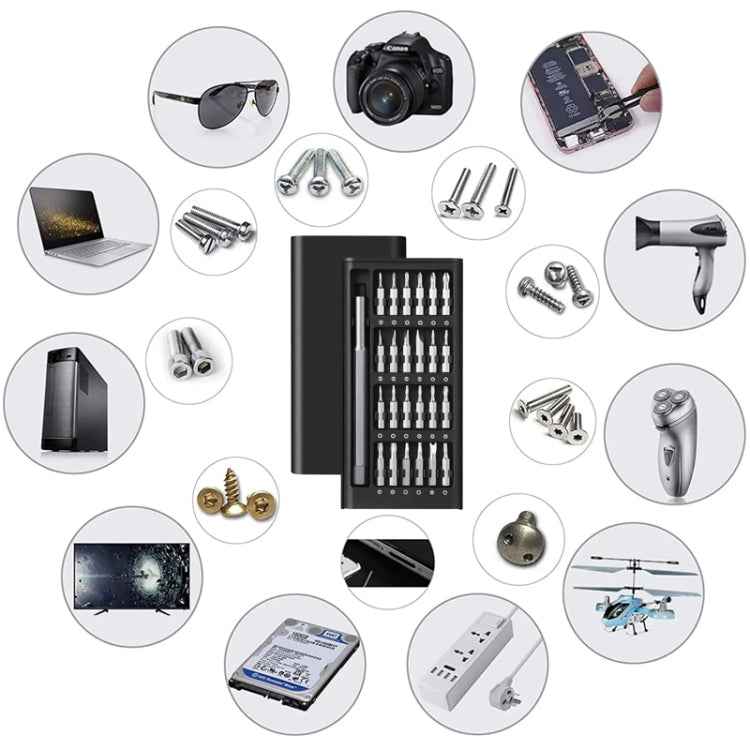 25 in 1 Screwdriver Set Magnetic Repair Tools, Aluminum Alloy Handle, 25 in 1